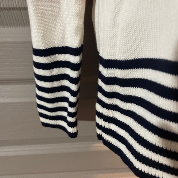 Talbots Pima Cotton Striped Sweater Women’s Small - Picture 4 of 7